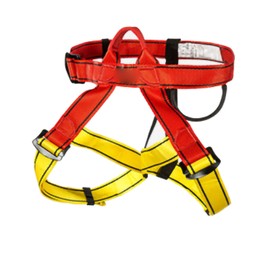 Downhill Safety Seat Belt Outdoor Mountaineering Rock Climbing Safety Belt High Altitude Seat Belt Waist Protection Red Yellow