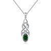 JiaYangJY Womens Infinity Necklace 925 Sterling Silver Infinity Celtic Pendant