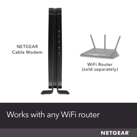 NETGEAR Cable Modem DOCSIS 3.0 (CM500) Compatible with Major Cable Providers Including Xfinity, Cox, For Plans Up to 400 Mbps