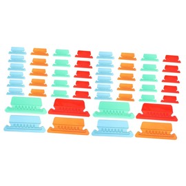 Operitacx 80 Stk Clip zum Aufhängen von Farbetiketten Abnehmbare Registerkarten Farbige Registerkarten Einreichung von Produkten Aktenordner Kunststoff Etiketten für Dateiordner hängend