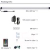 LAIFUNI Dimmable Under Cabinet Lighting, RGB LED Light Bar, RF