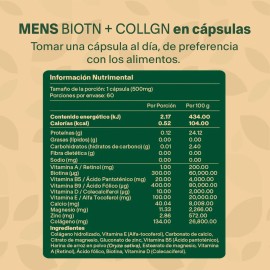 💪 Colágeno Hidrolizado para Hombre | 200 Cápsulas | VitalBotanics | Piel, Articulaciones & Energía