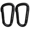DanRaw Pro Heavy-Duty Black Carabiner Clips (2-Pack or 4-Pack) –