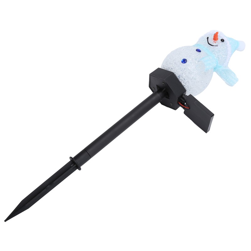 Snowman LED Lamp Landscape Garden Solar Lawn Christmas Cartoon Decorative