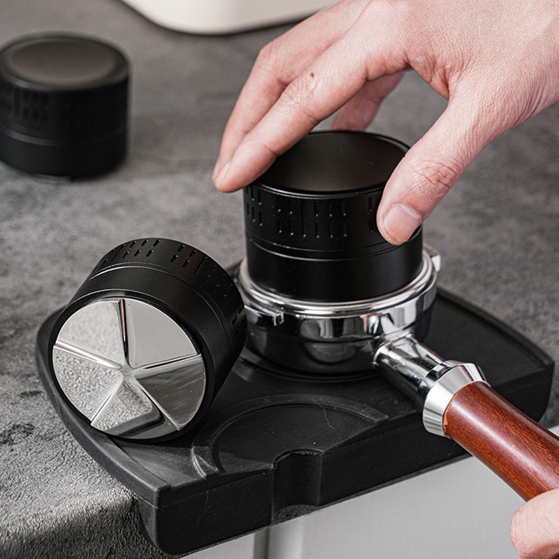 Stainless Steel Coffee Tamper Rust Proof Comfortable Grip Coffee Pressing