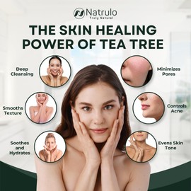 Tea Tree Soap – Natural Defense Tea Tree Oil Wash Bar for Face & Body – Remedy Soap Fights Acne, Skin Irritation, and Prevents Breakouts – Deeply Cleansing, Hydrating Cleanser for Calm, Fresh Skin