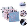 ORFOFE 4Pcs Sanitary Napkin Storage Bags Adorable Tampon Pouches for