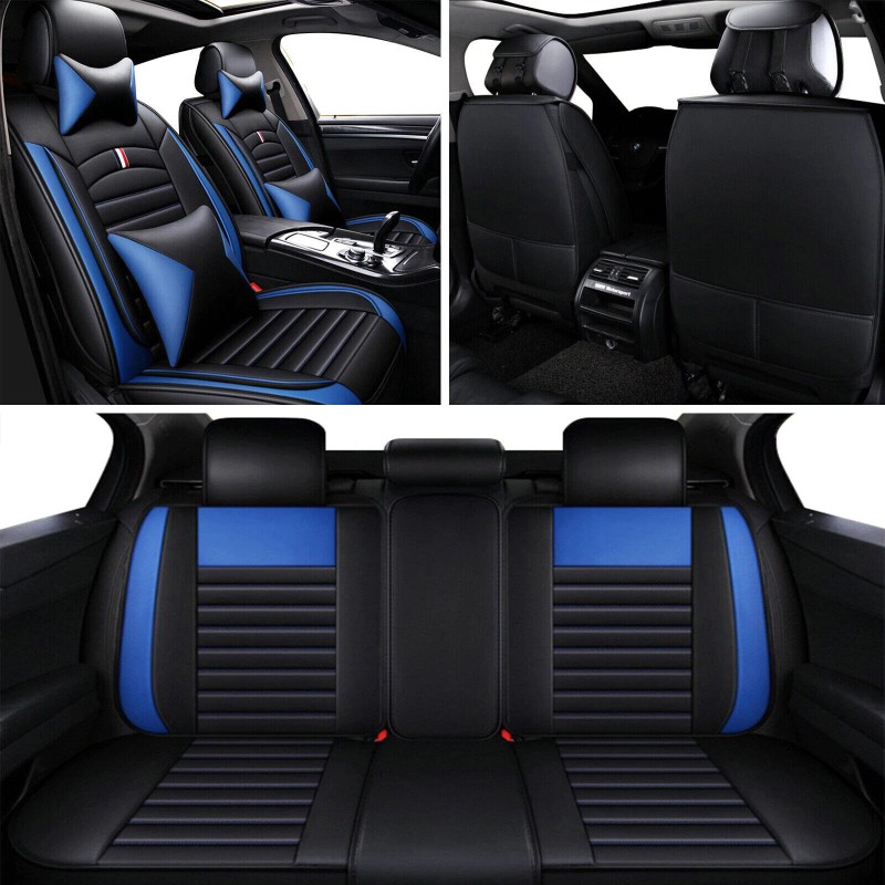 For Ford Car Seat Covers Leather Full Set 5-Seats Front
