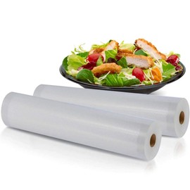 OZSTOCK® Vacuum Food Sealer Roll Bags 2-Pack Saver Seal Storage Heat 6m x 28cm