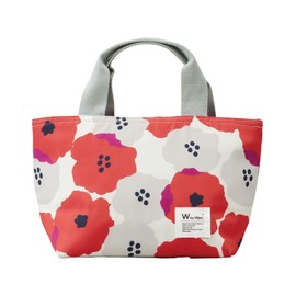 [2022] Wpc. Patterns Insulated Lunch Bag, Pion Red W035-085
