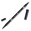 Tombow 56621 Dual Brush Pen, N15 - Black, 1-Pack. Blendable,