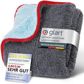 Glart microfiber cloth, for lacquer polishing, discs, cockpit cleaning at car, motorcycle, microfiber polishing cloth, 60x40 cm tall