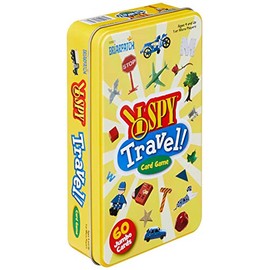 University Games Spy Travel Card Game in Tin – Fun Road Trip Scavenger Hunt for Kids & Adults, Ages 4+ | Spot Objects, Build Literacy & Beat Boredom | Perfect Family Travel Game