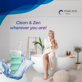 Istinja Tragbares Bidet – Hygiene/Intimhygiene, Praktisch für Frauen nach der Geburt/Schwangerschaft & Baby – Perineum-/Po-Dusche, Faltbar, Passt in Handtasche & Rucksack, Outdoor, Camping, Kompakt