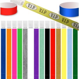 UK Wristbands Ltd - Tyvek Paper Security Event Wristbands 100 Pack (Neon Pink, 3/4" (19mm))
