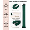 Heatless Curls Overnight with Satin Head Scarf, Velvet Hair Rollers