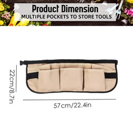 Garden Tool Bag, Adjustable Garden Tool Belt Multifunctional Gardening Tools Belt Bag Oxford Cloth Waist Tool Belt Pouch for Gardeners, Carpenters, Builders and Joiners