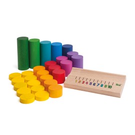 Erzi 42485 Educational Game Number Space up to 10 Wooden Learning Material for School