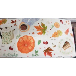 Unbranded Extra Long Cushioned Bath Memory Foam Mat Runner(16"x47"