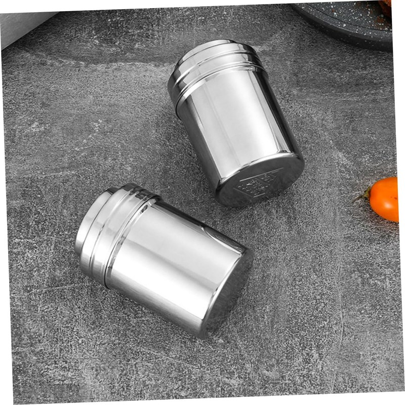 Gatuida Stainless Steel Seasoning Jar with Dial Condiment Container for