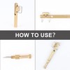 Fishing Line Hook Knot Tying Tool, Copper Practical Knot Line