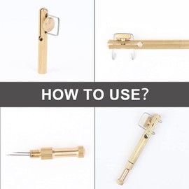 Fishing Line Hook Knot Tying Tool, Copper Practical Knot Line Tying Knotting Tool Portable Fast Fishing Tie Hook (2pcs)