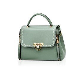 NICOLE & DORIS Handbags for Women Small Crossbody Bag Ladies Shoulder Bags PU Leather Top Handle Bags Designer Diagonal Bag with Chain Green