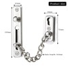 Door Security Chain Lock Stainless Steel Casting Door Lock Front
