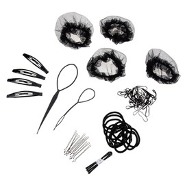 Gadpiparty Hair Accessories Girl Ponytail Maker 1 Set Hair Bun Nets Invisible Hair Nets for Women Elastic Mesh