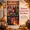 Halloween Garage Door Decoration, 79 x 35.4 Inch Clown Ticket