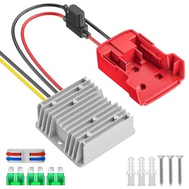 Azocek 18V to 12V Step Down Converter for Milwaukee M18 Power Wheels Battery Adapter...