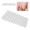No C Curve Square Flat Nail Tips, 240 Piezas de
