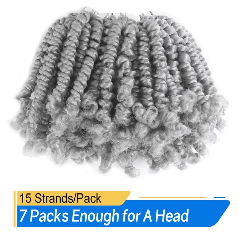 Pre-Twisted Short Bob Spring Twist Crochet Hair for Black Women