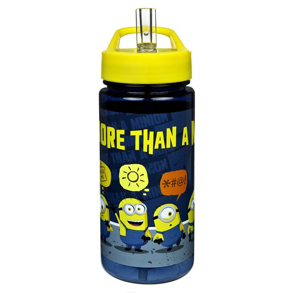 AERO Minions Drinking Bottle for Children with Motif Plastic Water