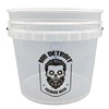 Detroit Axle - 3.5 Gal Car Wash Bucket, Plastic White