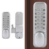1‑11 Digitals Mechanical Password Door Lock Set, Zinc Alloy Sliding