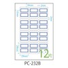Nichiban Maitack PC-232B PC Laminate Index, Medium, 0.9 x 1.1