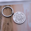 To My Son Keychain Gift from Dad Mom Inspirational Son