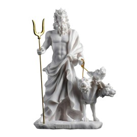Pluto Hades Lord of the Underworld Greek Statue Dead Figurine Museum 9.4"