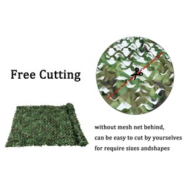 Sensong Camouflage Net Woodland 1.5 x 3 m Army Camouflage Net for Decorative Forest Landscape Hunting Privacy Screen Sun Protection Outdoor Camping Garden