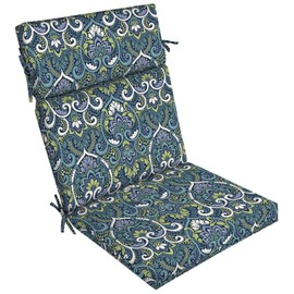 Arden Selections Sapphire Aurora Damask Dining Chair Cushion - 44 in L x 21 in W x 4.5 in H