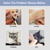 KlerRoem Cat Bathing Bag, Adjustable Anti-bite and Anti-Scratch Shower Mesh