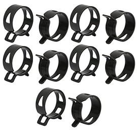 sourcing map Pack of 10 32 mm spring hose clamps, spring band clamp, hose clamp, DE