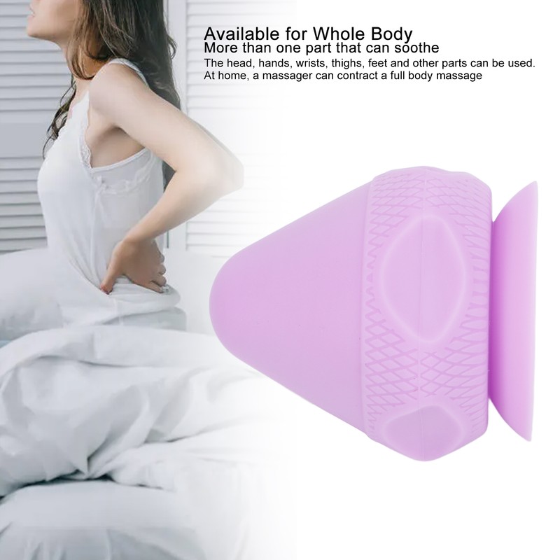 Massage Ball Absorption Fine Workmanship Ergonomically Silicone Manual Massage BallPurple