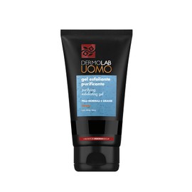 Dermolab Men's Exfoliating Gel for Normal and Oily Skin Removes Impurities of the Skin, Moisturises and Relieves Irritation, 15ml