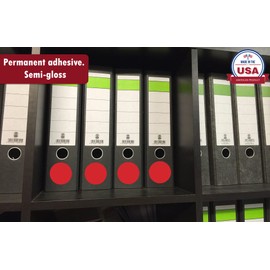 Royal Green Dot Stickers 8 Colours 1.5" Coloured Labels for Colour Coding - Pack of 96