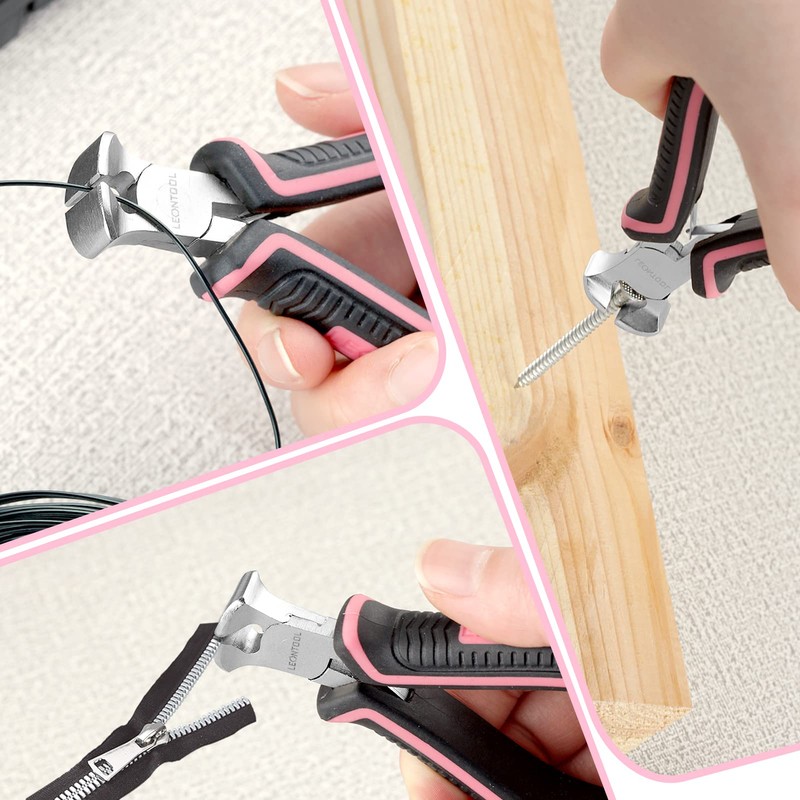 LEONTOOL Mini End Cutting Pliers 4 Inch Flush Cutting Pliers