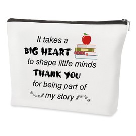 Thank You Teacher Gifts for Women End of The Year Christmas Stocking Fillers Back to School Retirement Leaving Valentines End of Term Graduation Appreciation Makeup Bag Best Gifts Ideas for Teacher