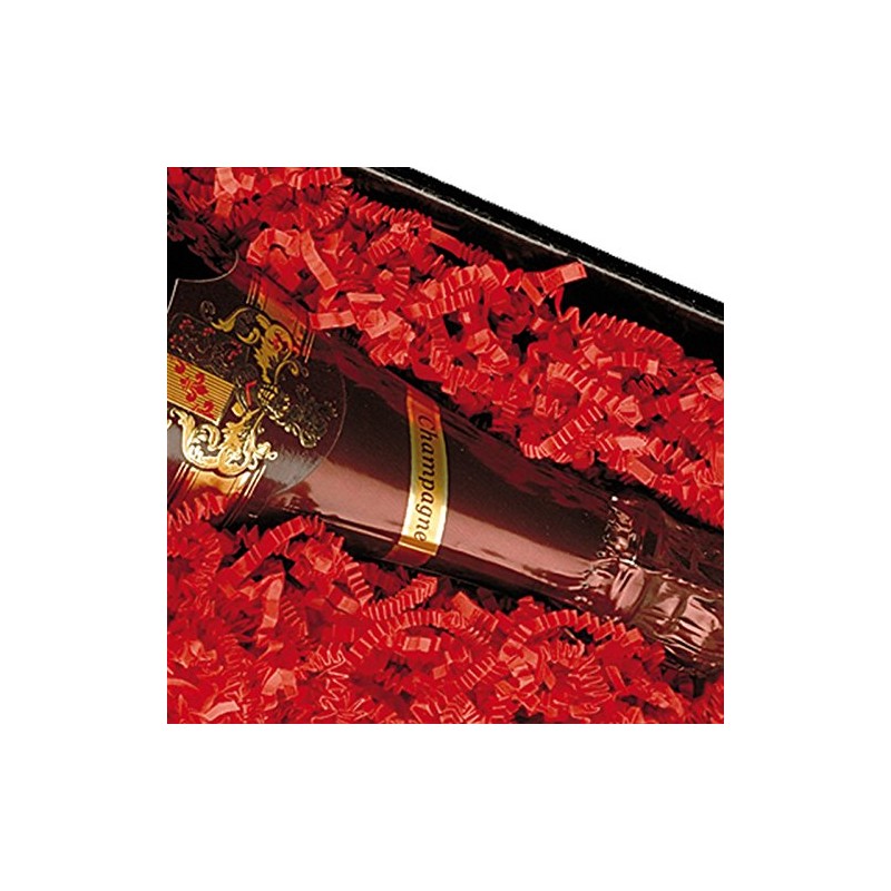 Deep Red Shredded Kraft Paper Shred (Zigzag/Crinkle cut) for gift