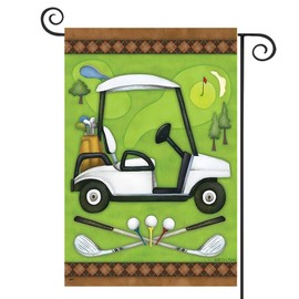 YBTLhome Golf Spring Clubs Sports Spring And Summer Garden Flags Double-Sided Print Home Decor, Outside Decor, Yard Decor, Garden Decor, Holiday Decor(No Flagpole) 12 * 18in/30 * 45cm